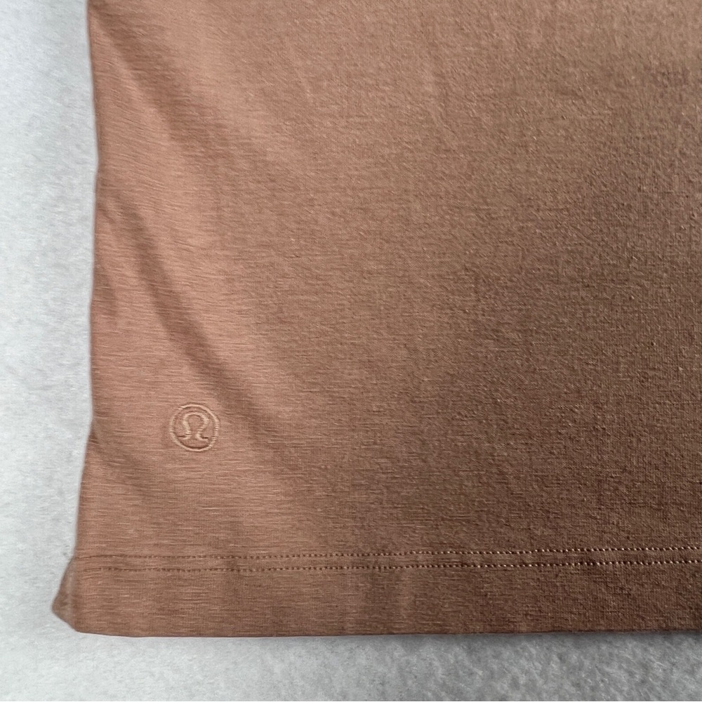 Lululemon Women's Classic Fit‎ Cotton Blend Tee Pink Clay XXS - Picture 6 of 7